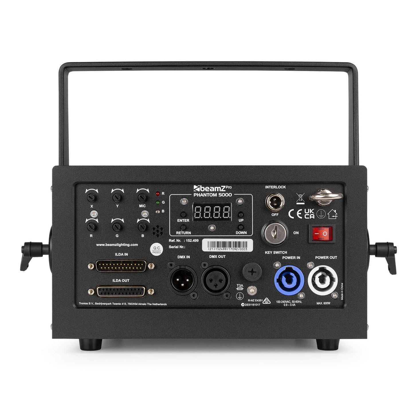 Beamz Pro PHANTOM 5000 RGB Pure Diode Laser - Image of the product