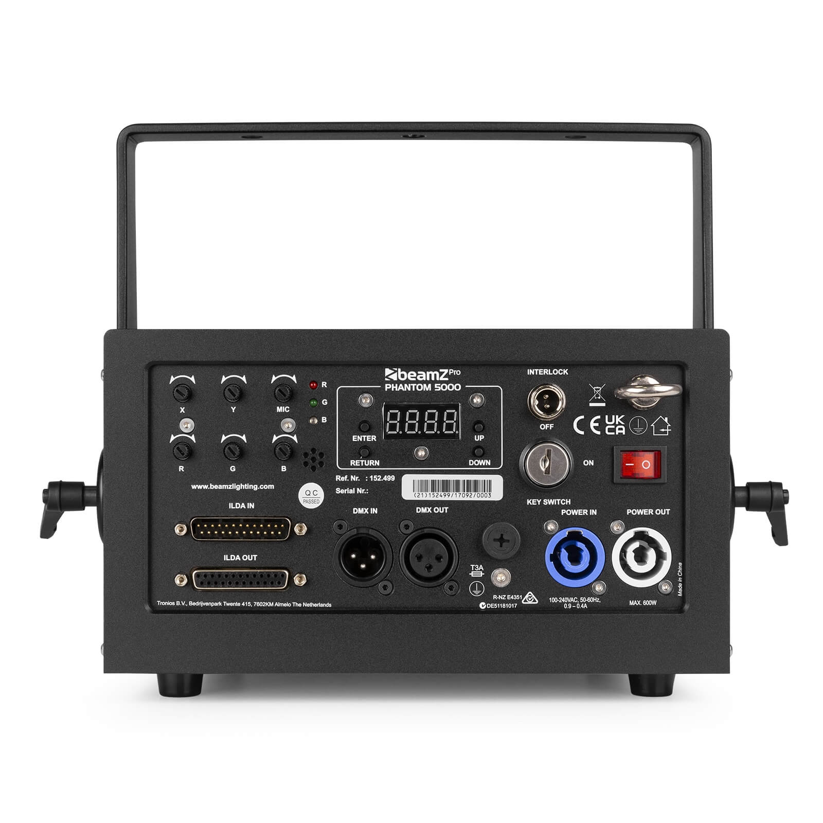 Beamz Pro PHANTOM 5000 RGB Pure Diode Laser - Image of the product