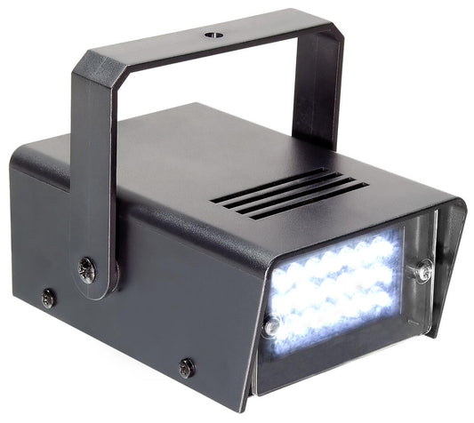 Beamz BMS24LED LED Mini Strobe product image with LED lights