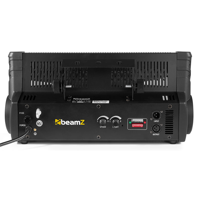 Beamz BS1500H 1500W DMX Strobe image showing product details