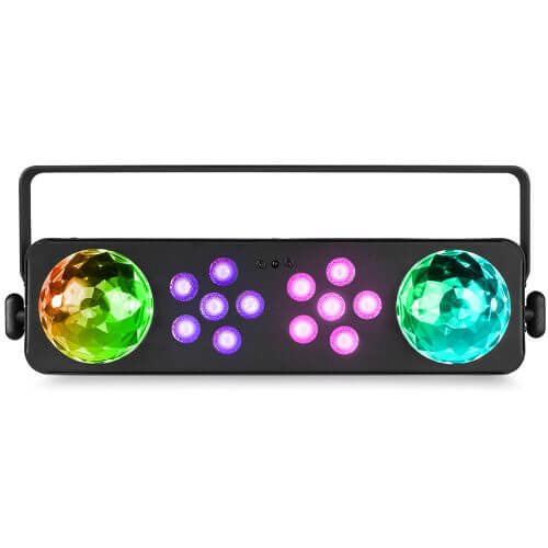 BEAMZ LightBox7 2-in-1 Party Effect DMX lighting fixture featuring high power PAR and moonflower effects.