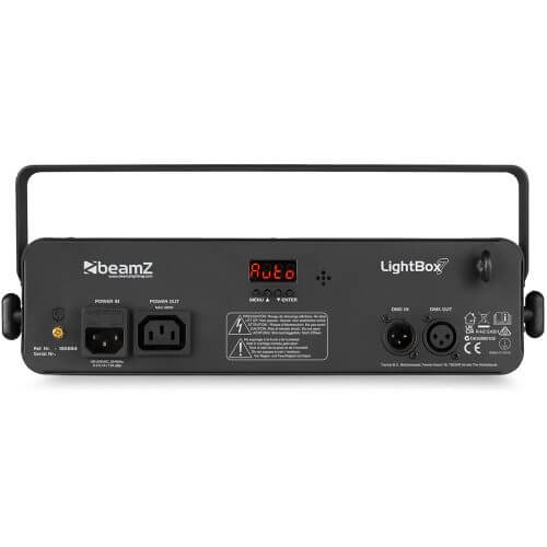 BEAMZ LightBox7 2-in-1 Party Effect DMX lighting fixture featuring high power PAR and moonflower effects.