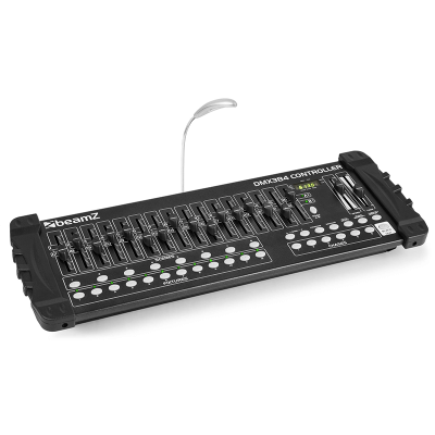 BEAMZ DM-X384 384 Channel DMX Lighting Controller displayed in a product image.