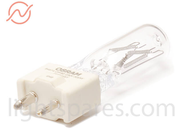 OSRAM CP82 500W Halogen Stage Light Bulb with GY9.5 Base and 3200K Color Temperature