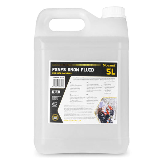 Beamz FSNF5 5L Snow Liquid - Product image showing the Beamz FSNF5 5L Snow Liquid