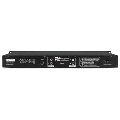 Power Dynamics PDC-60 CD/USB/AM-FM Tuner/DAB+ Media Audio Player in a 1U rack mount design.