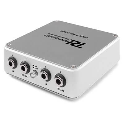 Power Dynamics PDX30 Active Stereo DI Box, a dual channel direct injection box designed for professional audio applications.