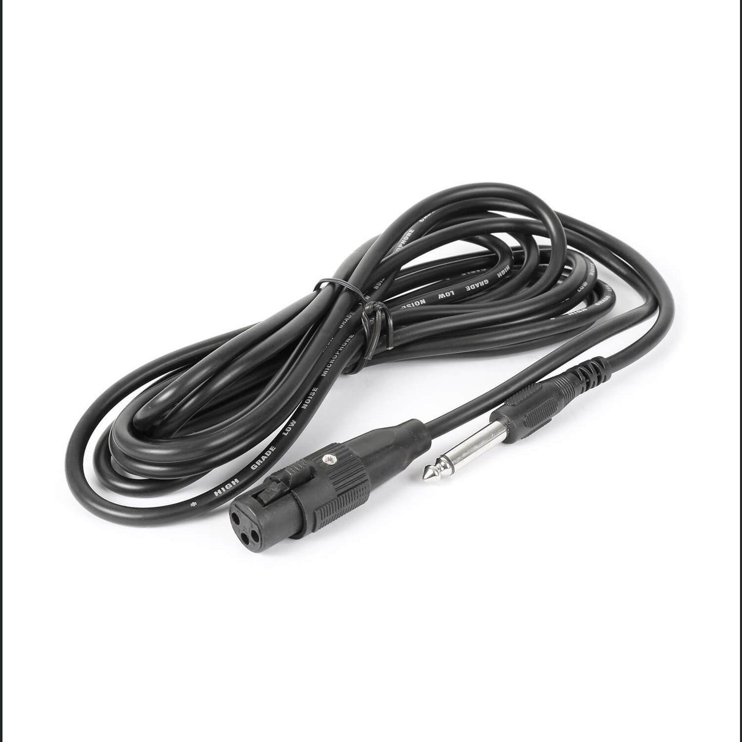 FENTON DM105 dynamic microphone featuring an XLR connection and a soft rubber grip.