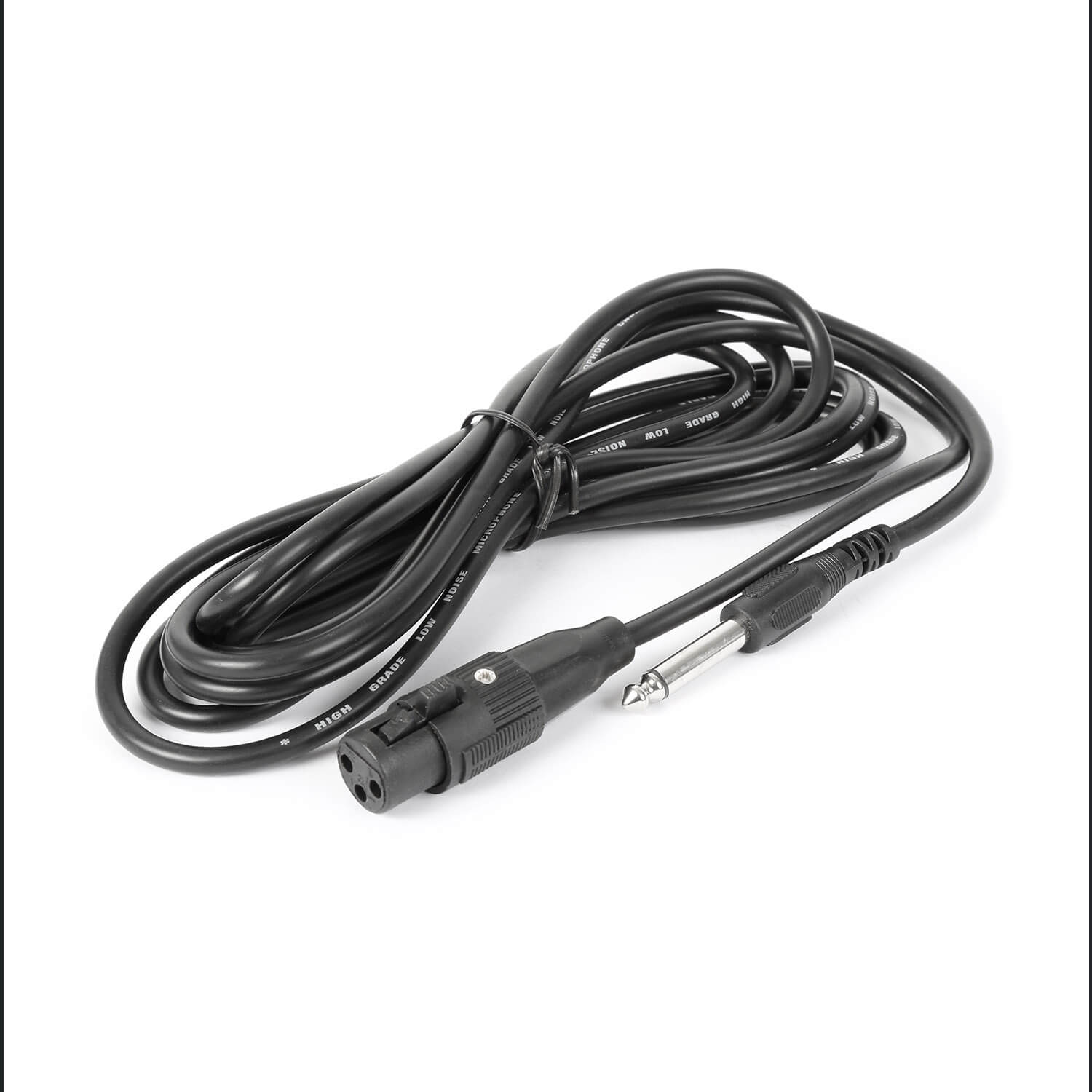 FENTON DM105 dynamic microphone featuring an XLR connection and a soft rubber grip.