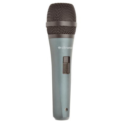Citronic DM18 Vocalist Microphone, a handheld dynamic microphone featuring an on/off switch.