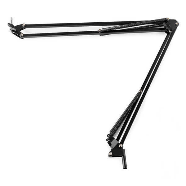 VONYX CMS300W Studio Set featuring a white USB condenser microphone with a stand and pop filter.