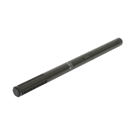 QTX SG300 Shotgun Microphone featuring cardioid and hypercardioid polar patterns with an XLRM connector.