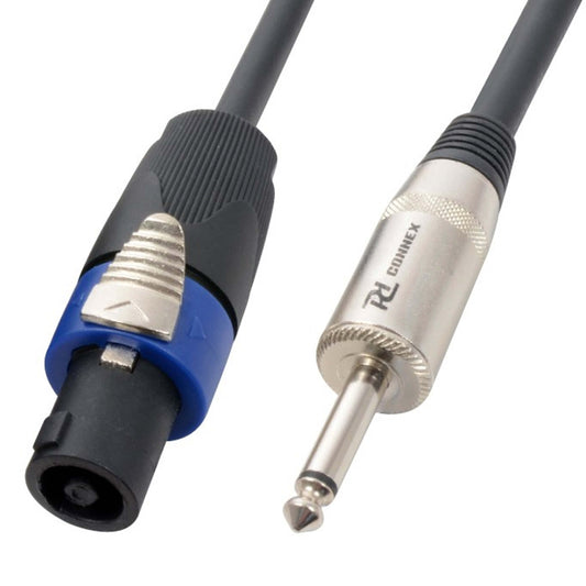 Power Dynamics Connex 10M Speaker Lead with Speakon and 6.3mm Male Connector