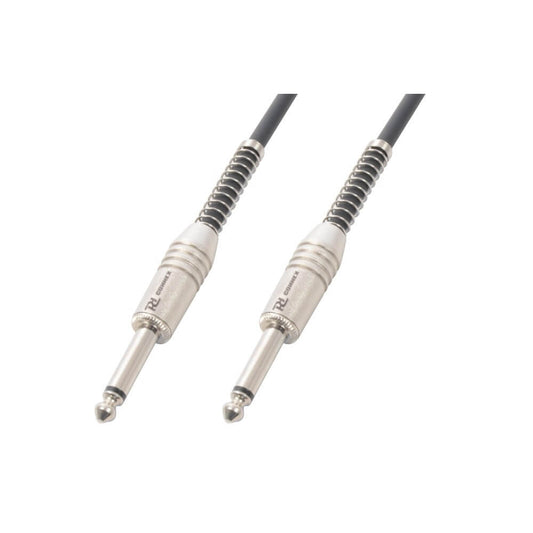 Power Dynamics 12M Guitar Lead with 6.3mm Mono Plugs for high quality signal transmission.