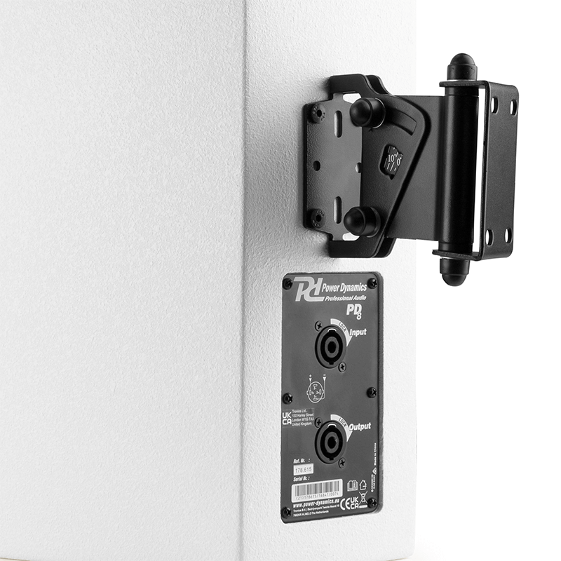Power Dynamics PDW8W - 8-Inch Passive Wall Mount Speaker in white color, designed for high-quality audio performance.
