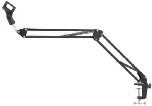 Citronic SMS001 Small Studio Swivel Microphone Desk Stand Boom Arm 720mm displayed on a white background.