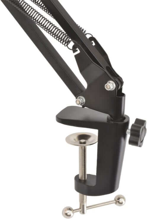 Citronic SMS001 Small Studio Swivel Microphone Desk Stand Boom Arm displayed on a white background.
