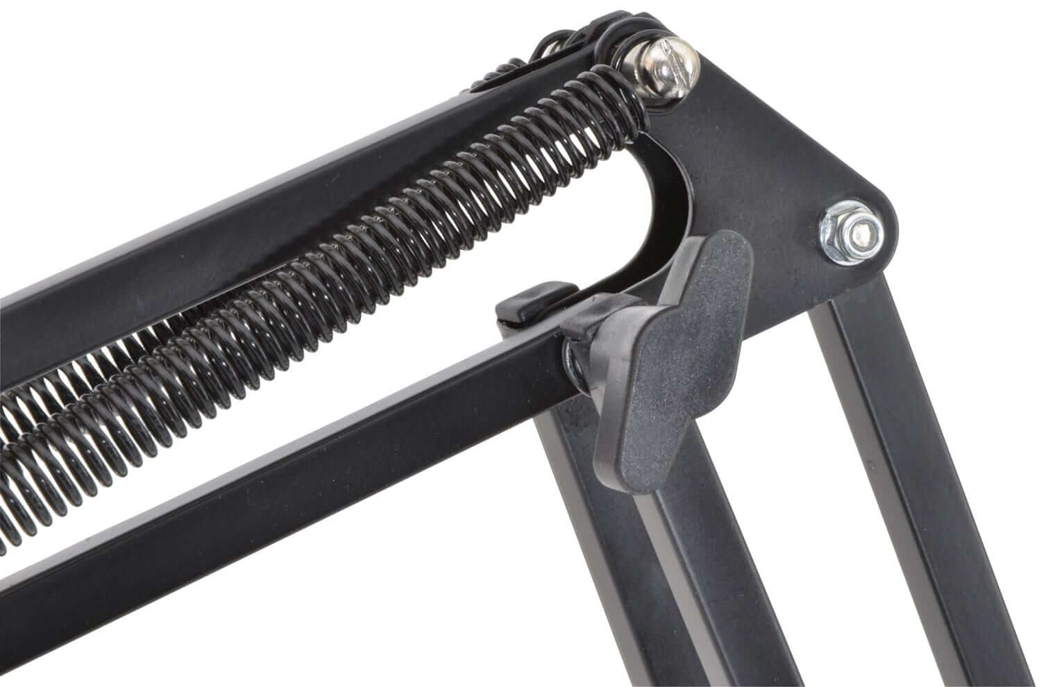 Citronic SMS002 large studio swivel microphone desk stand boom arm displayed in a studio setting.