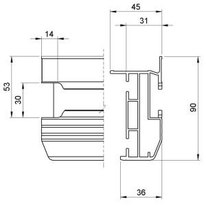 ALUSTAGE SCA 03 Hexa Stage Platform measuring 1x1m, designed to be modular and waterproof.