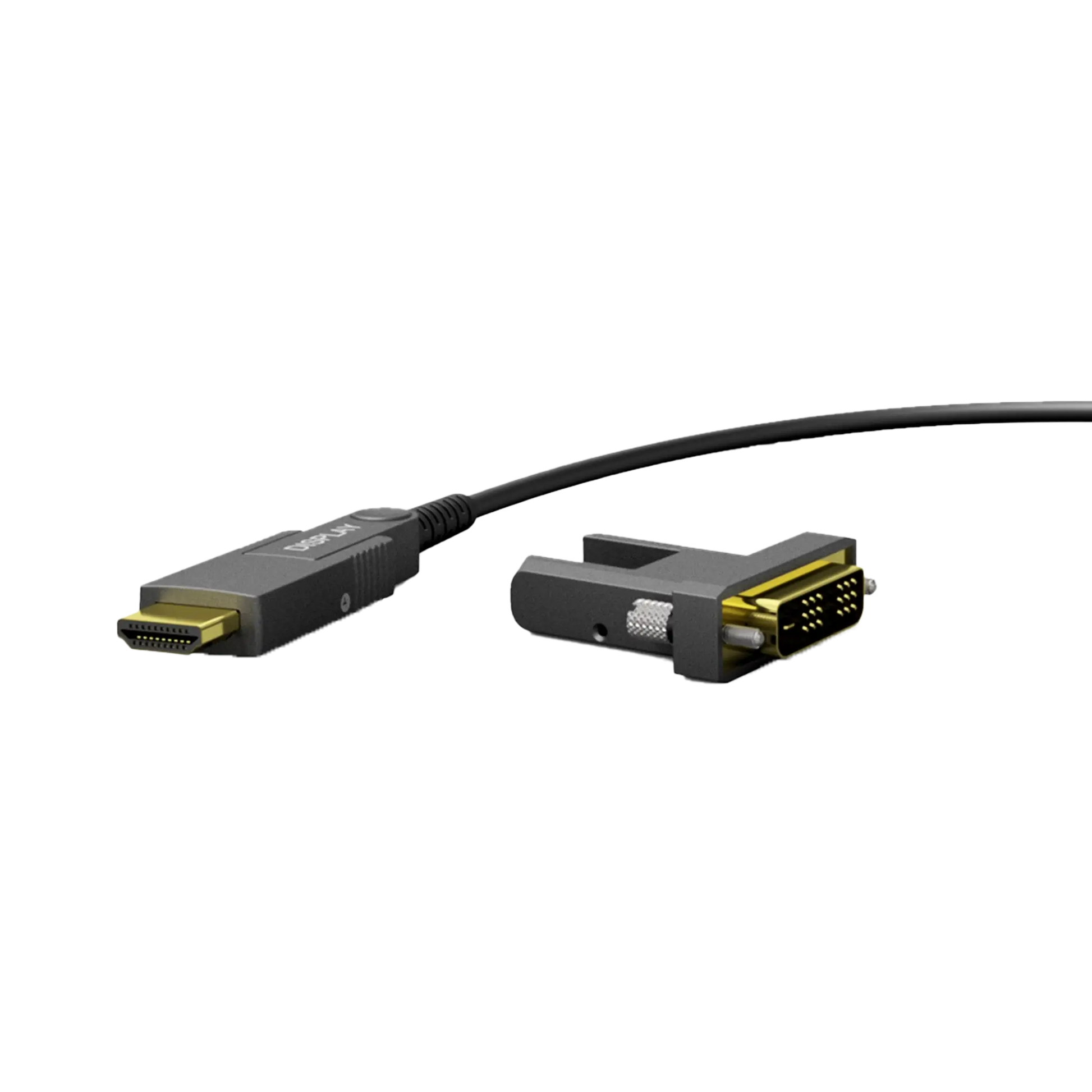 Procab CLV220A HDMI A Male to HDMI A Male Active Optical Cable, 20 Meter length with interchangeable connectors.