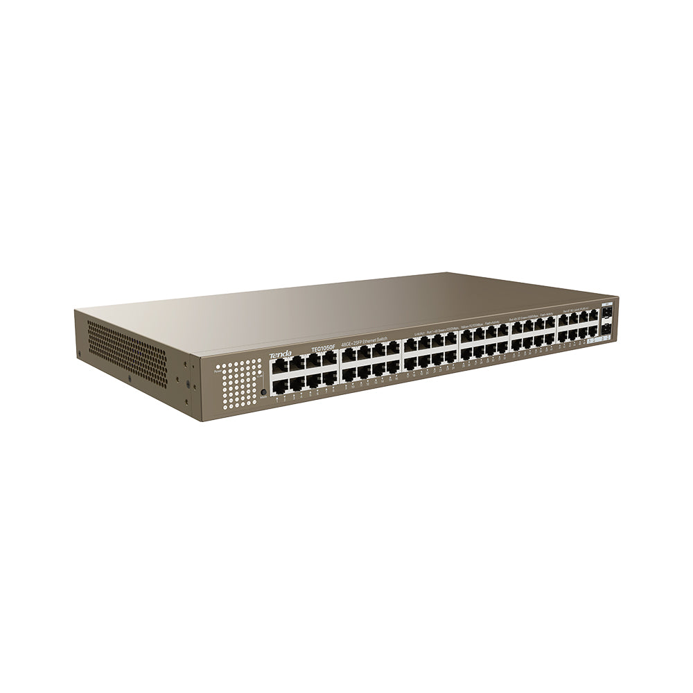 Tenda 48-Port Gigabit Switch - 2 SFP Slots