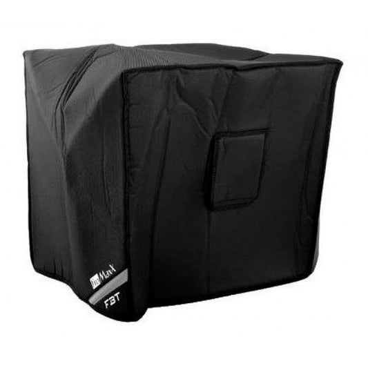 FBT PM-CH15 wheeled speaker cover designed for ProMaxx 15S subwoofers, featuring durable material and wheels for easy transport.