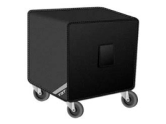 FBT VHA-CH118S wheeled cover designed for VHA118 subwoofers, showcasing its durable construction and portability.