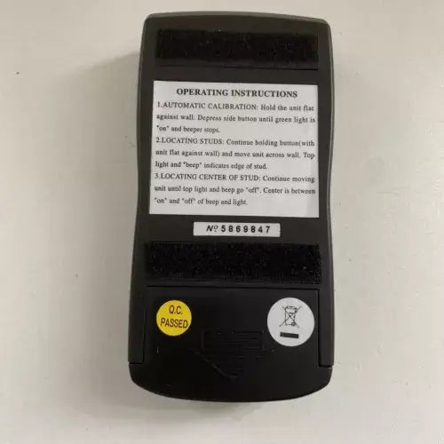 Skytronic Handheld Stud Detector featuring heavy duty ABS construction, equipped with a buzzer and LED indicator.