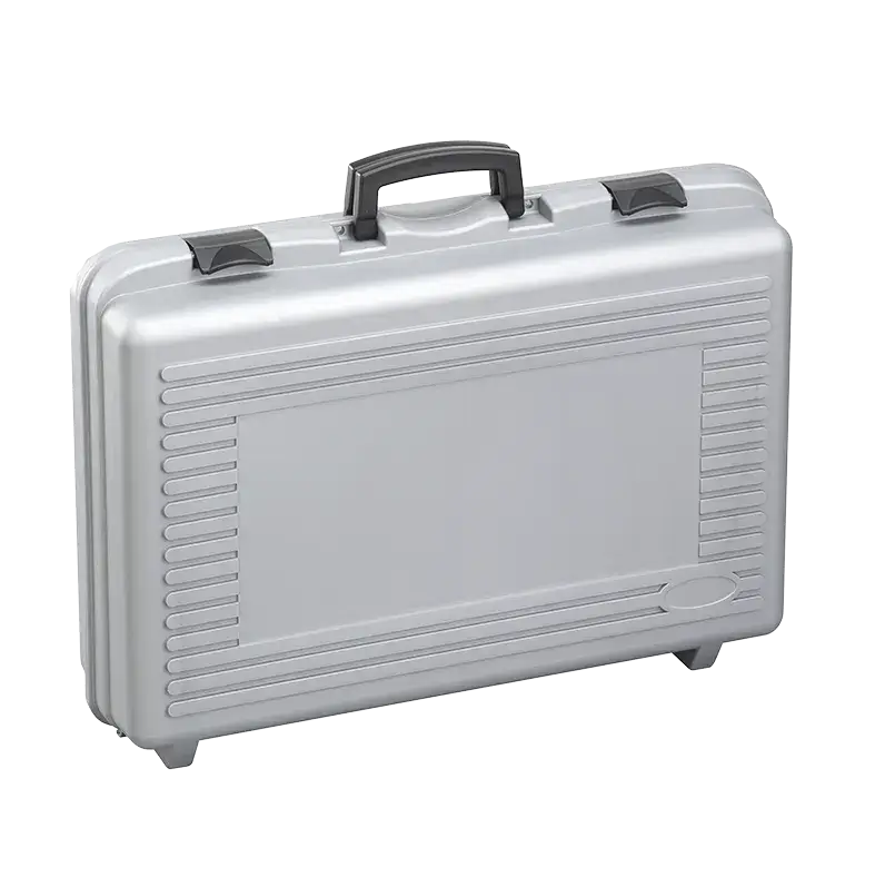 Image of a SP PAN 170/60H184 Silver Polypropylene Carry Case, empty, measuring 600x415x184mm.