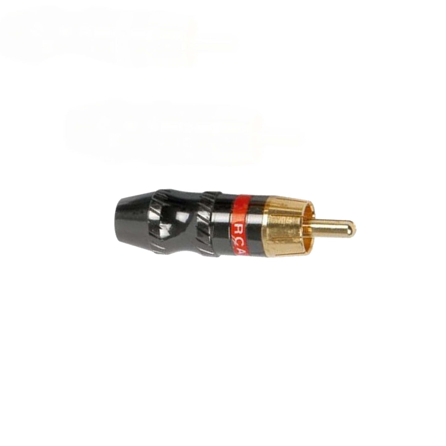 TVA High Quality RCA Plug with Red Connector for Audio and Video