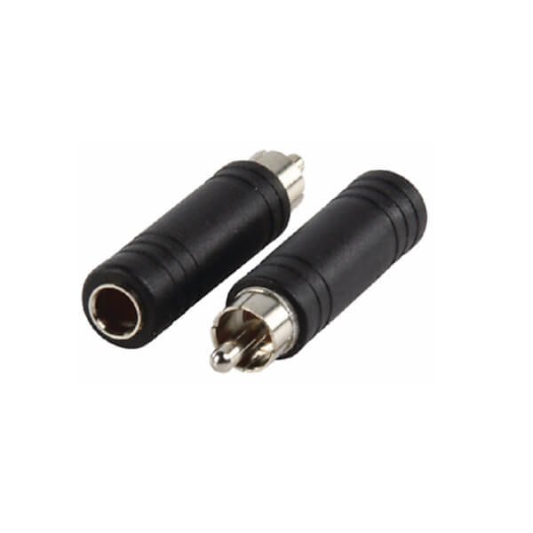 TVA RCA Male to 6.3mm Mono Female Adaptor, a high-quality audio connector for seamless audio connections.