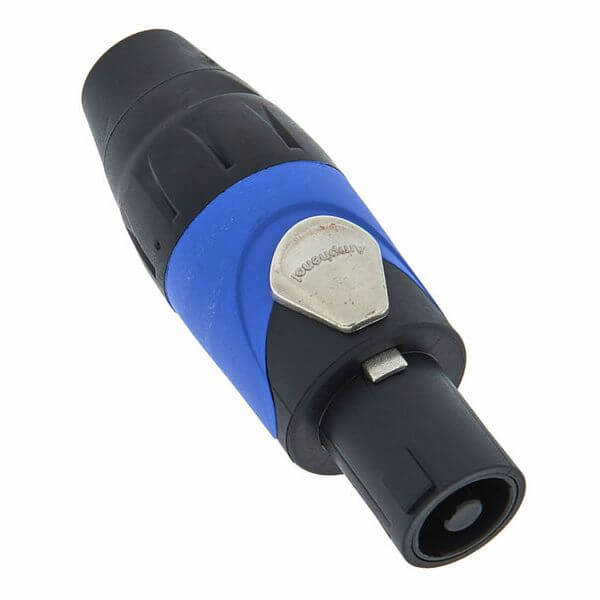 Amphenol SP4F 4-Pole SpeakOn Plug, a professional speaker connector designed for high-quality audio connections.