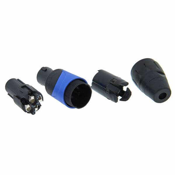 Amphenol SP4F 4-Pole SpeakOn Plug, a professional speaker connector designed for high-quality audio connections.