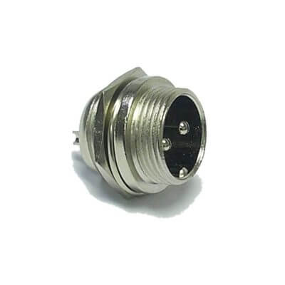 High-quality TVA 2 pin chassis mount receptacle NC-511, a multi-pin connector designed for reliable electrical connections.