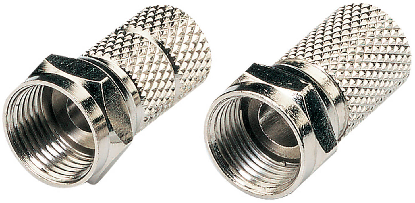 TVA FCON Male Twist-On Plug designed for RG58 Coaxial Cable, showcasing its connector design.