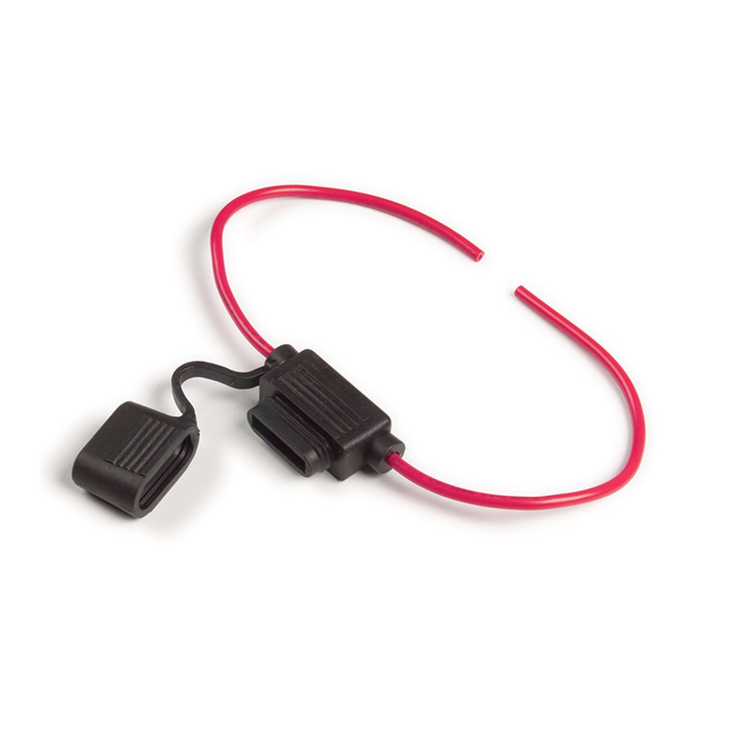 TVA Heavy Duty Blade Fuse Holder with a maximum capacity of 30A, designed for ATO Blade and MTA connections, featuring quick connect terminals.