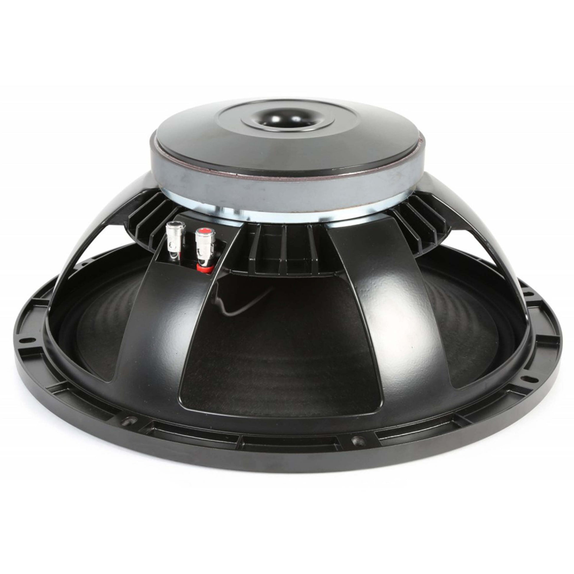 PDM PD18PS replacement subwoofer featuring an 18 inch aluminum woofer, designed for high-performance audio output.