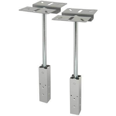 Adastra CB404 ceiling array brackets designed for CB40V speakers, showcasing a pair of sturdy mounting brackets.