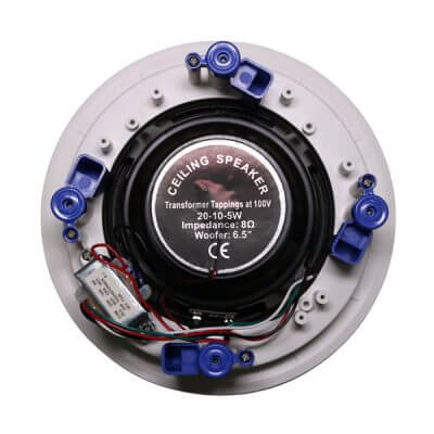 FILO CSV6 2-WAY CEILING SPEAKER 100V with a 6.5-inch driver, designed for high-quality sound in commercial spaces.