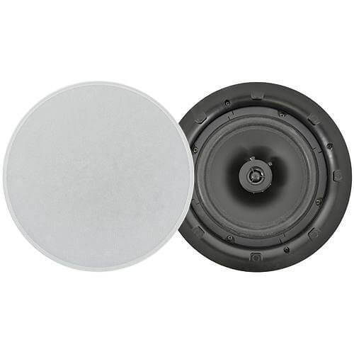 Adastra LP8V Low Profile Ceiling Speaker - 8 Inch 120W 100V Line Speaker, featuring a sleek design suitable for various audio installations.