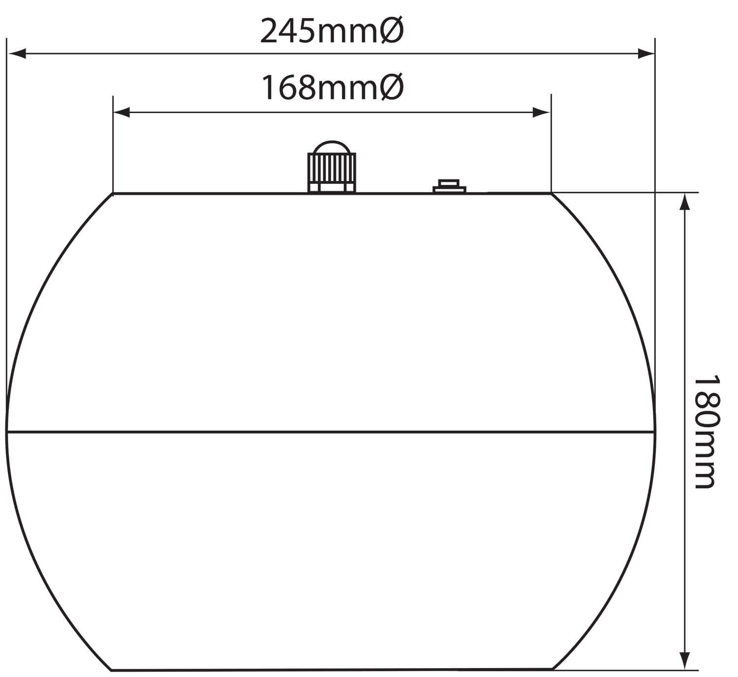 Adastra PS Pendant Speakers in white, 12.5cm wide angle design suitable for commercial use.