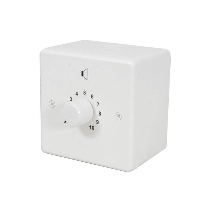 Adastra V50-VR 100V Volume Control Relay Fitted 50W - High Quality Attenuator with Remote Bypass