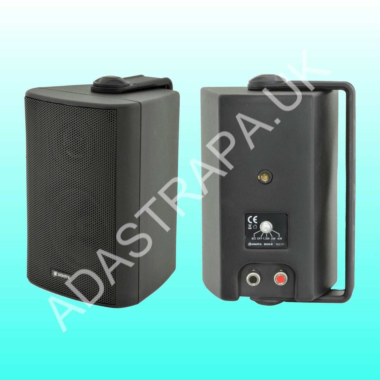 Adastra BC4V-B 100V 4-Inch Indoor Speaker in black color, designed for indoor use.