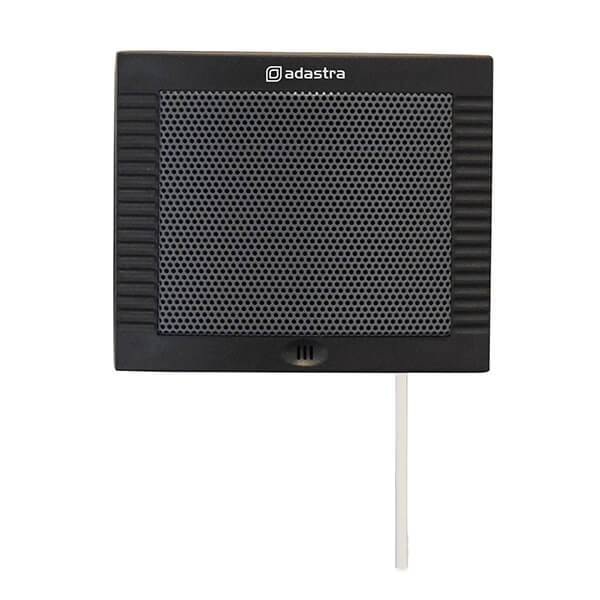Adastra TGM4 Talk-Through Glass Intercom System for two-way communication, suitable for ticket booths, bank counters, and receptions.
