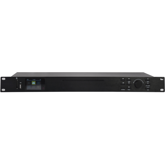 Adastra AS-6 CD/USB/AM-FM Tuner/DAB+ Media Audio Player 1U, a versatile rack-mountable audio solution.