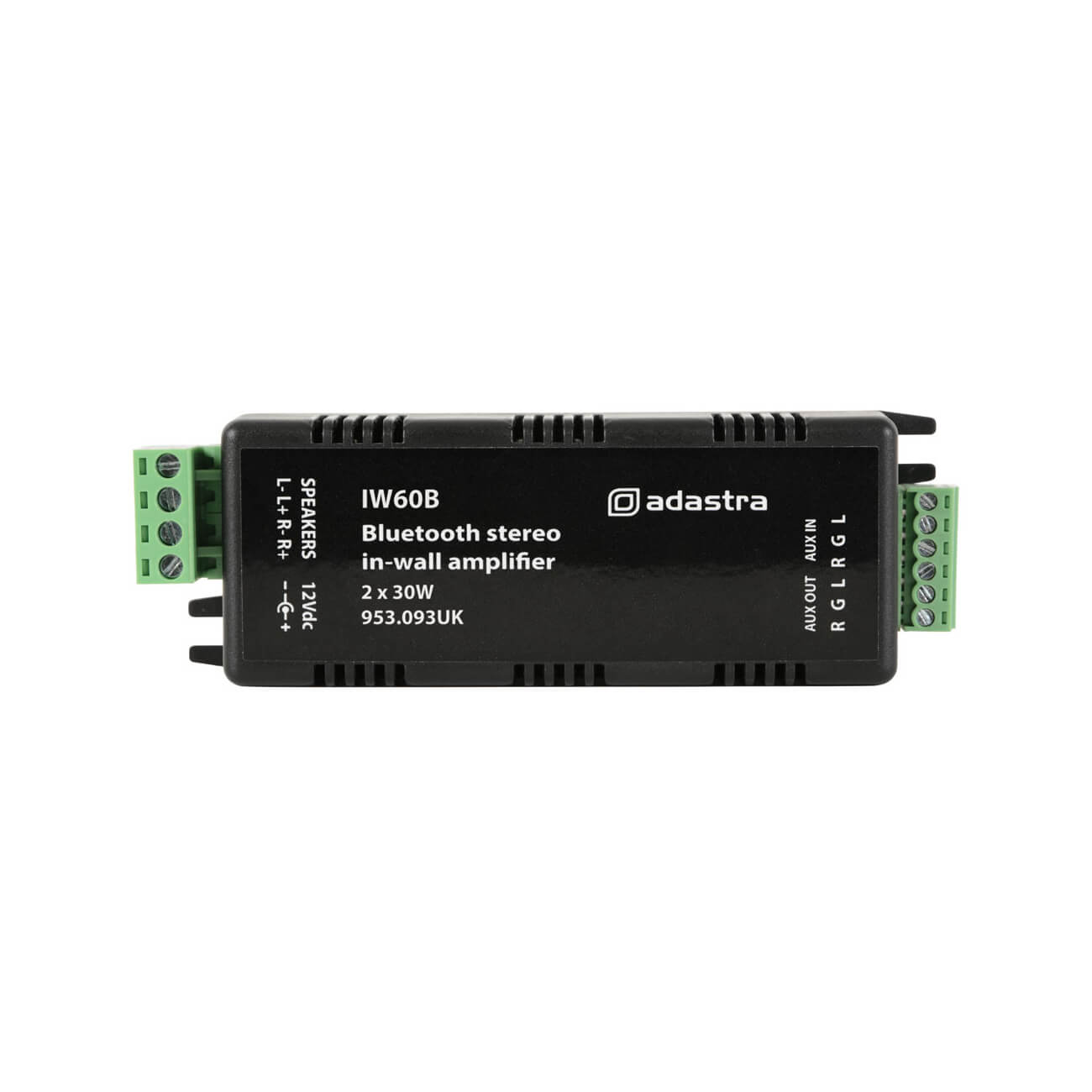 ADASTRA IW60B In-Wall Bluetooth Amplifier featuring 2 x 30W stereo power, designed for seamless audio integration in home environments.