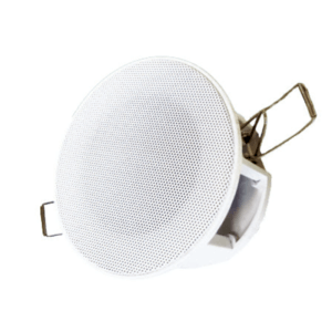 FILO CAVSC2.5W 2.5 inch ceiling speaker with metal grill in white color, designed for 6W power handling.