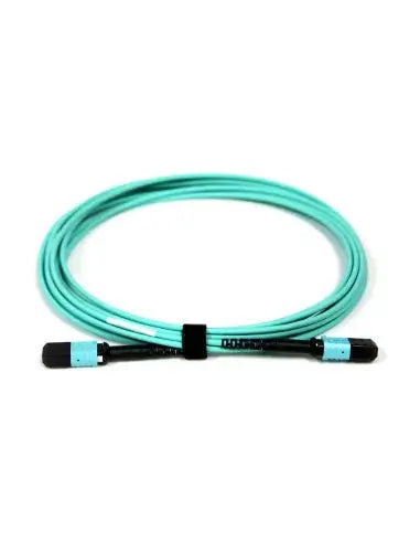 Acconet Patch Lead 12Core MPO Female to MPO Female, 5 meters long, used for high-speed data connections.