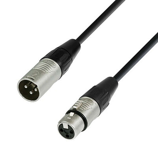 ADAM HALL CABLES K4MMF 0750 REAN XLR MALE TO XLR FEMALE MICROPHONE CABLE, 7.5M