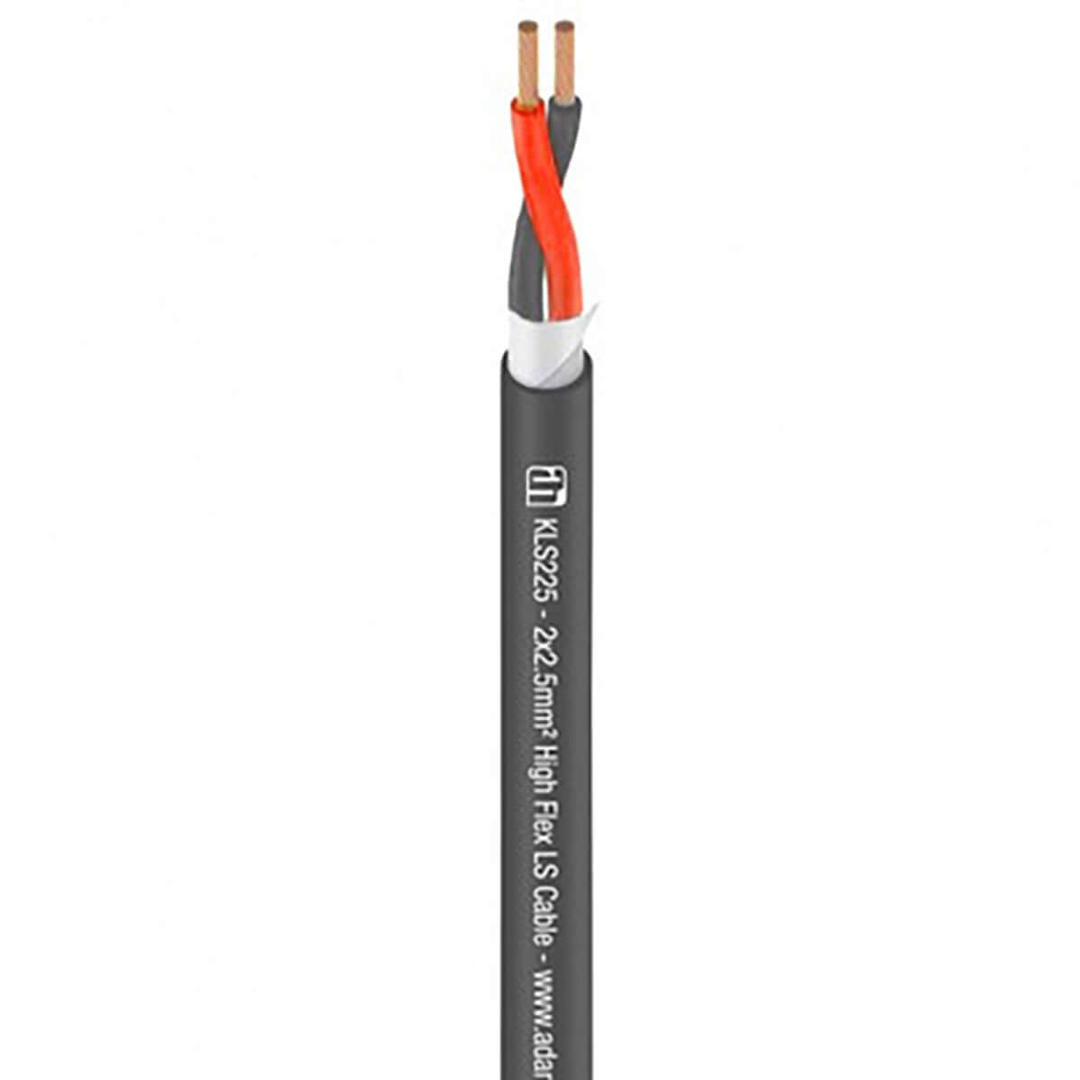 ADAM HALL CABLES KLS 225 Premium Speaker Cable 2 x 2.5mm² designed for optimal sound quality.